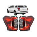 Chrome LED Tail Lights Pair for Ford Expedition Limited King Ranch Platinum (2022-2024)