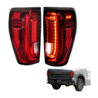 Full LED Tail Lights Pair for GMC Sierra 1500 (2019-2026)
