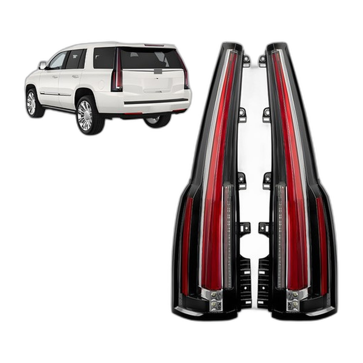 LED Tail Lights Pair for Cadillac Escalade & Escalade ESV (2015-2020)