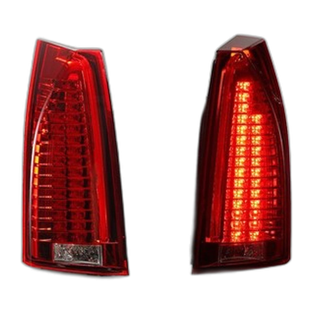 Chrome LED Tail Lights Pair for Cadillac CTS Sedan (2008-2013)