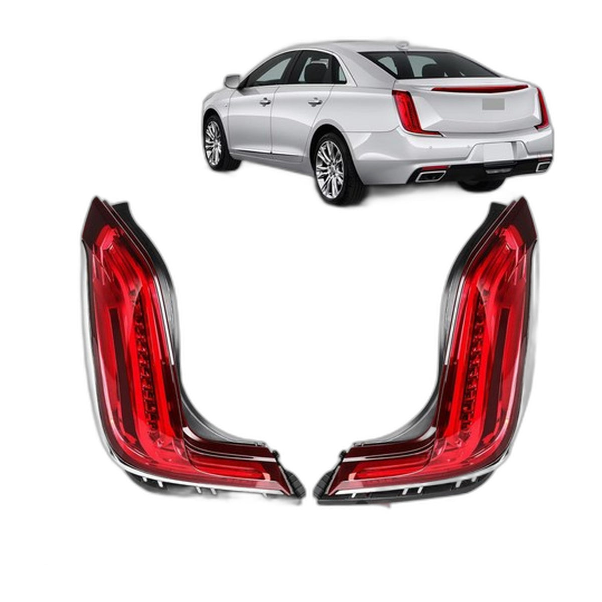 LED Tail Lights Pair for Cadillac XTS (2018-2019)