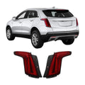 Dark Red LED Tail Lights Pair for Cadillac XT5 (2020-2025)