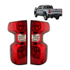 Halogen Tail Lights Pair for Chevy Silverado 2500HD 3500HD (2024-2026)