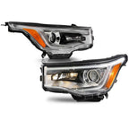 HID Projector Headlights Pair w/ LED DRL, Bulbs & Ballasts for GMC Acadia (2017-2019)