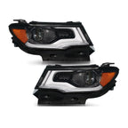 HID Projector Headlights Pair w/ LED DRL for Jeep Compass (2017-2021)