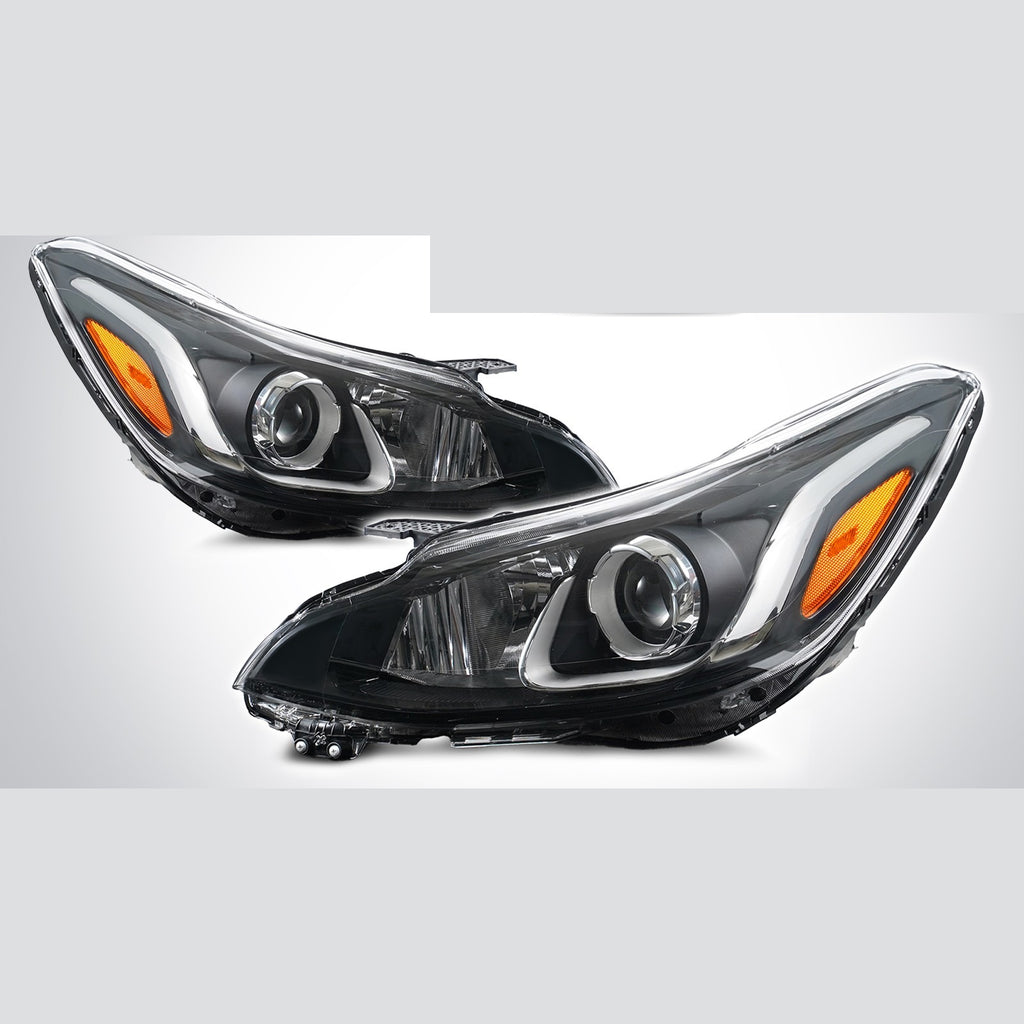 Halogen Headlights Pair w/o LED DRL for Chevy Spark LS (2019-2022)