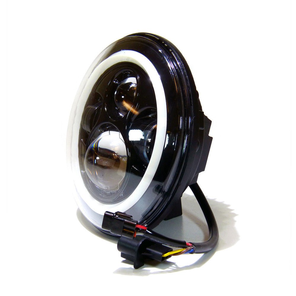 7 Inch HALO RGB Color Projector LED Headlights & Fog Lights Kit for Wrangler JK 2007 - 2017 - GENSSI Lighting