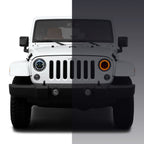 7 Inch HALO Chasing RGB Color Projector LED Headlights & Fog Lights Kit for Wrangler JK 2007 - 2017 - GENSSI Lighting