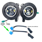 Halo Headlight Fog Light Combo for Wrangler Sport Sport S 2018 up - GENSSI Lighting