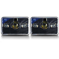 4x6 LED Projector Headlights H4651 H4652 H4656 H4666 H6545 Black Set Default Title Lighting