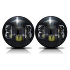 APOLLO Black Projector LED Headlights for Wrangler 1996 - 2018 - GENSSI Lighting