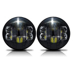 APOLLO Black Projector LED Headlights for Wrangler 1996 - 2018 - GENSSI Lighting