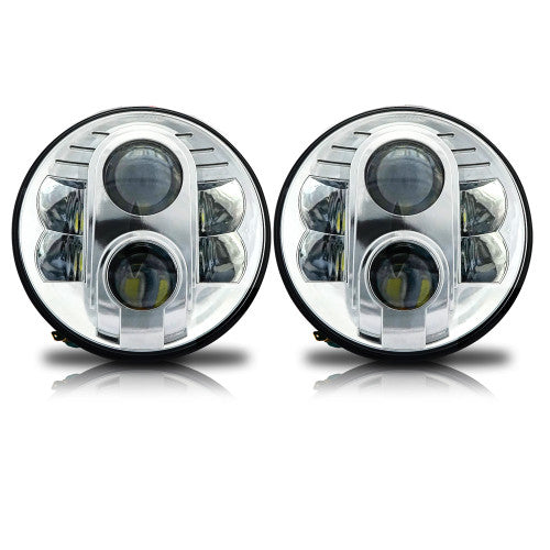 APOLLO Chrome Projector LED Headlights for Wrangler 1996-2018 Lighting