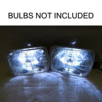 7X6 H6014 H6052 H6054 Seal - Beam type Replacement Glass Headlights (2 Pack) - GENSSI Lighting