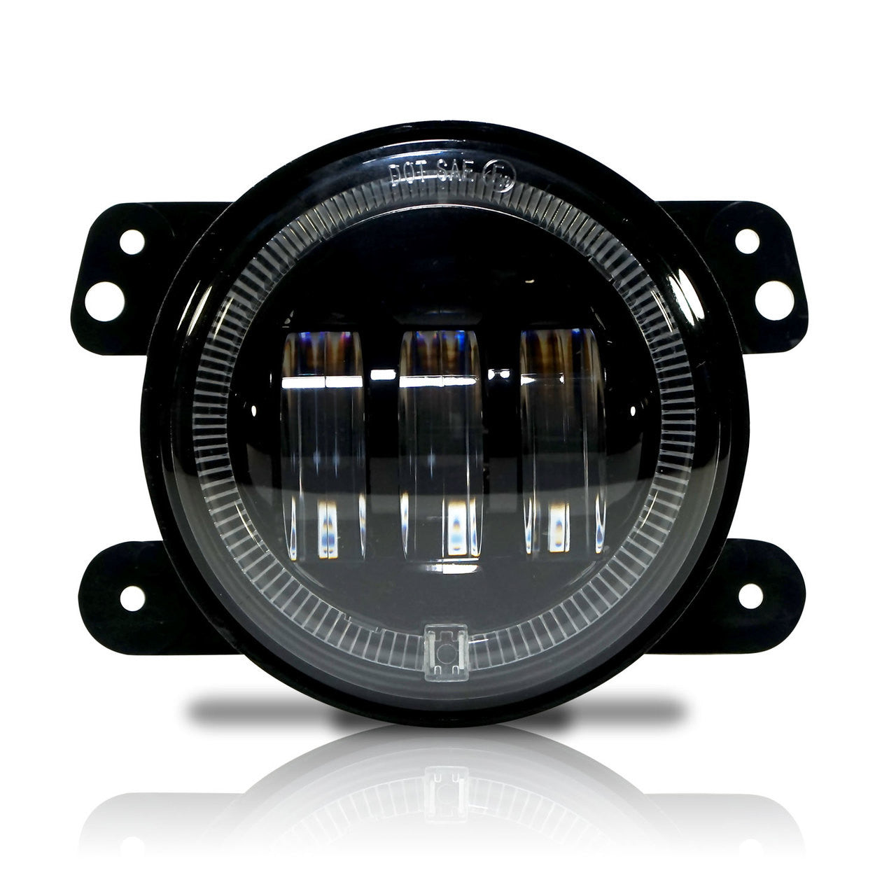 4 Inch LED Green Halo Fog Lamp Lights For Jeep Wrangler JK Lighting