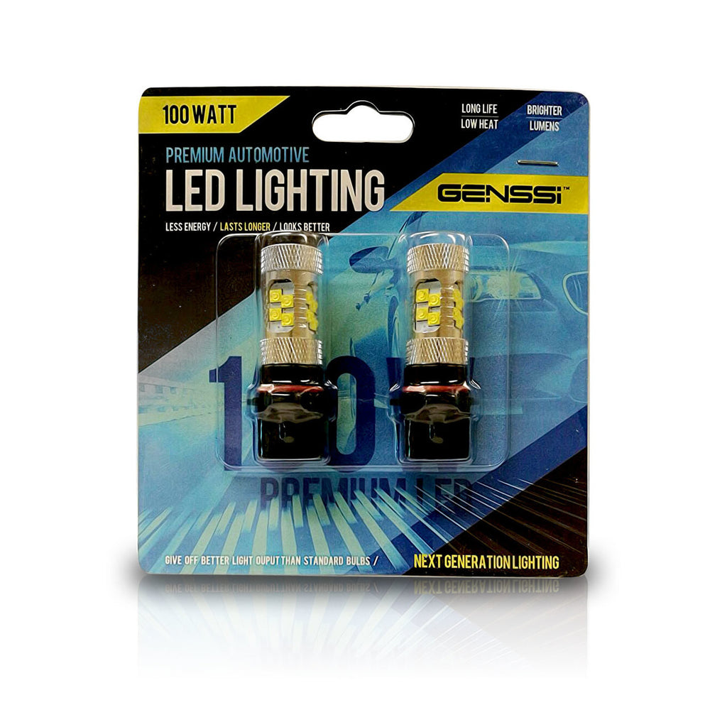 PSX26W 12278 H28W 100W LED Fog Lamp Bulbs (2 Pack) Lighting