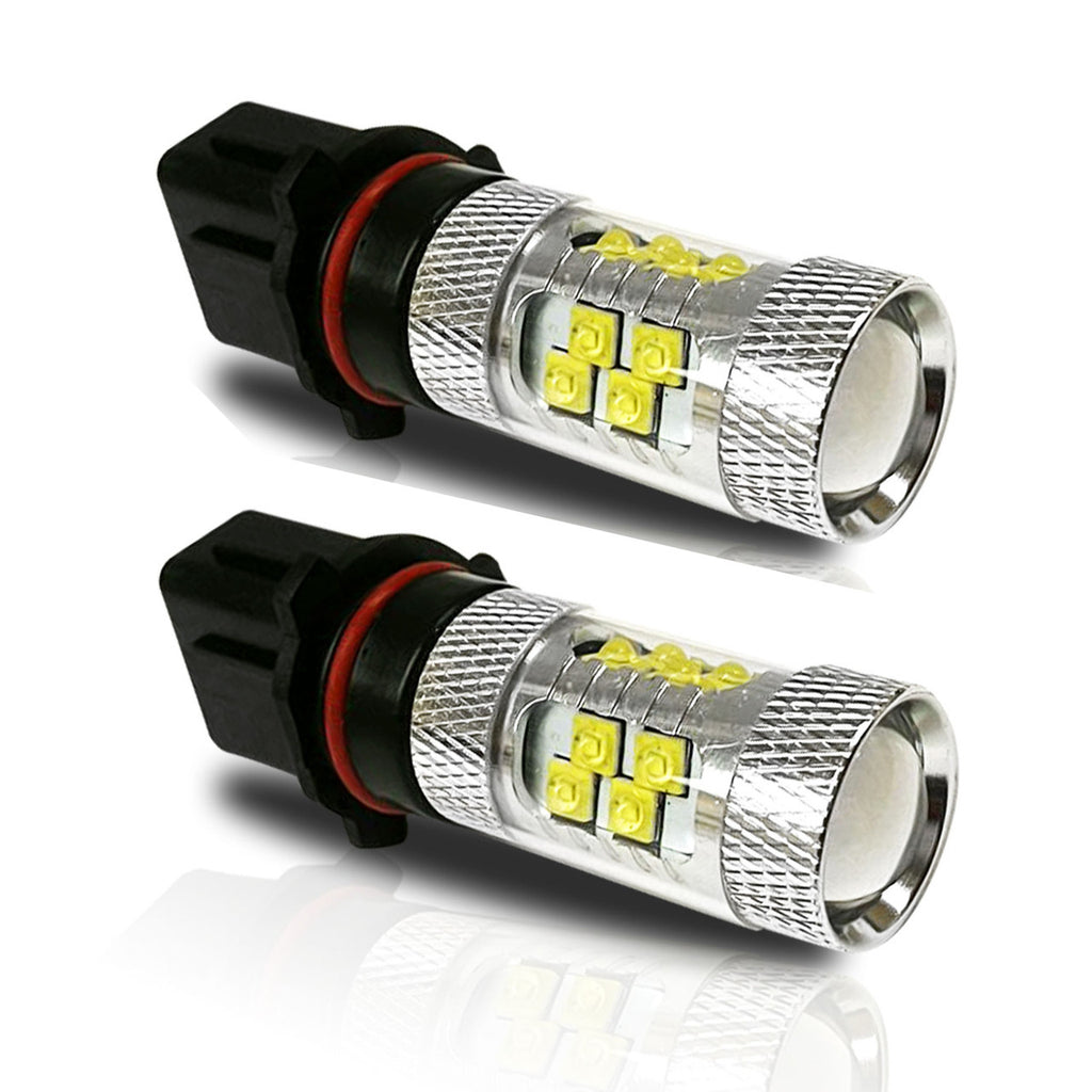 PSX26W 12278 H28W 100W LED Fog Lamp Bulbs (2 Pack) Lighting