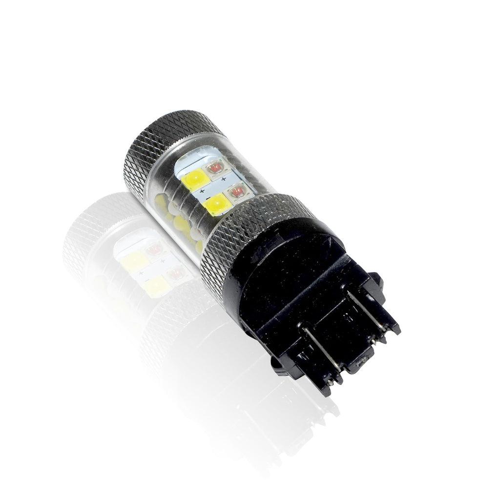3157 3057 4157 3156 LED Tail Light Switch-Back Amber White Bulbs (2 Pack) Lighting