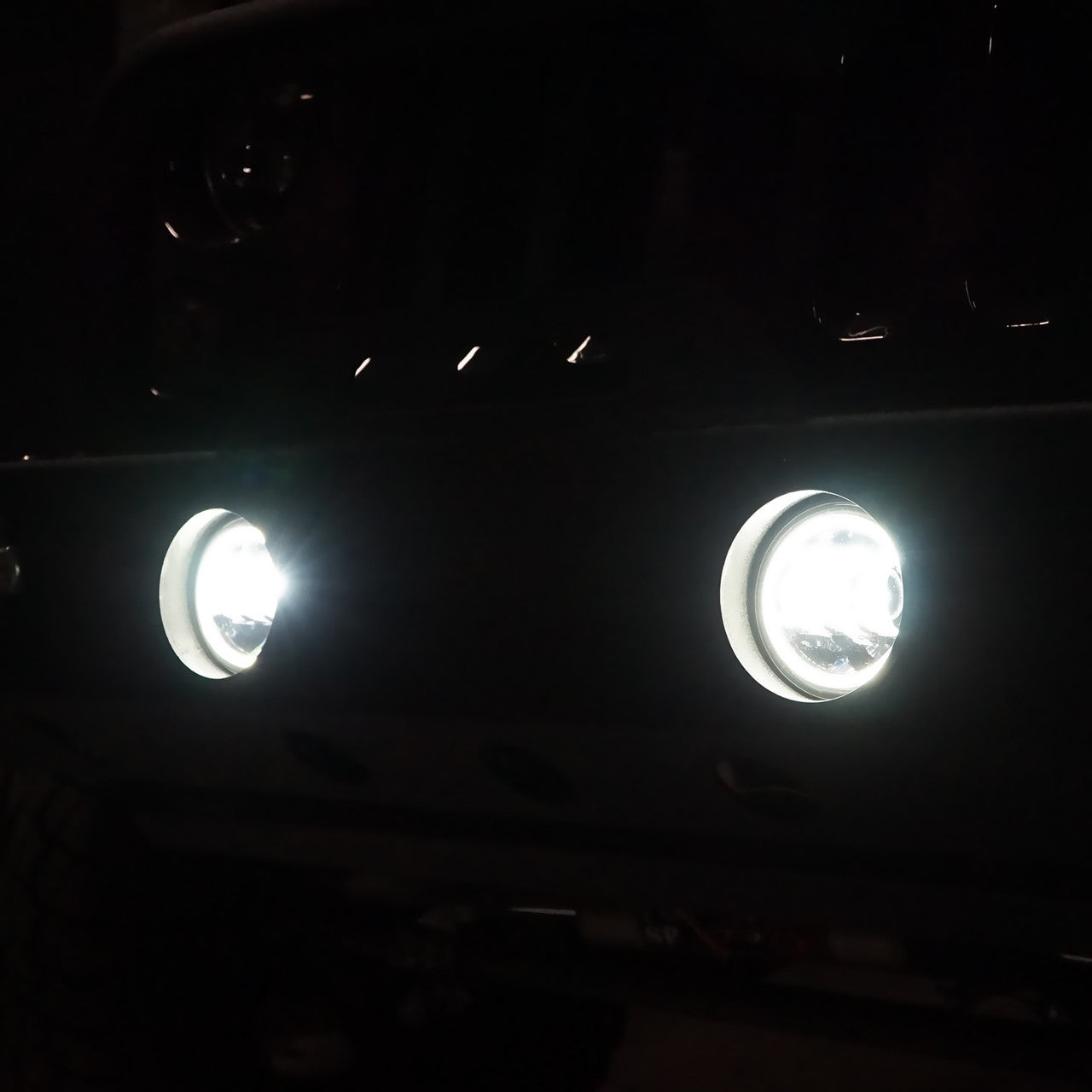 HALO White LED Fog Lamps for Wrangler JK 2007-2018 Lighting