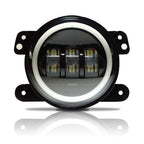 HALO White LED Fog Lamps for Wrangler JK 2007 - 2018 - GENSSI Lighting