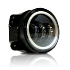 LED Halo Fog Lights for Jeep Wrangler JL Gladiator Rubicon Sahara - GENSSI Lighting