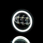 LED Halo Fog Lights for Jeep Wrangler JL Gladiator Rubicon Sahara - GENSSI Lighting