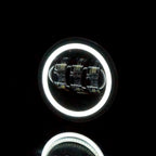 LED Halo Fog Lights for Jeep Wrangler JL Gladiator Rubicon Sahara - GENSSI Lighting