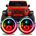 HALO RGB CHASE Projector LED Headlights for Wrangler JL & Gladiator 2018+ Default Title Lighting