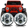 APOLLO Chrome Projector LED Headlights for Wrangler JL & Gladiator 2018+ Default Title Lighting