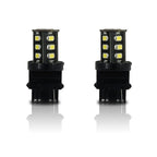 3056 3157 LED Bulb with Backup Reverse Light Flasher Flashing Pattern (2 Pack) - GENSSI Lighting