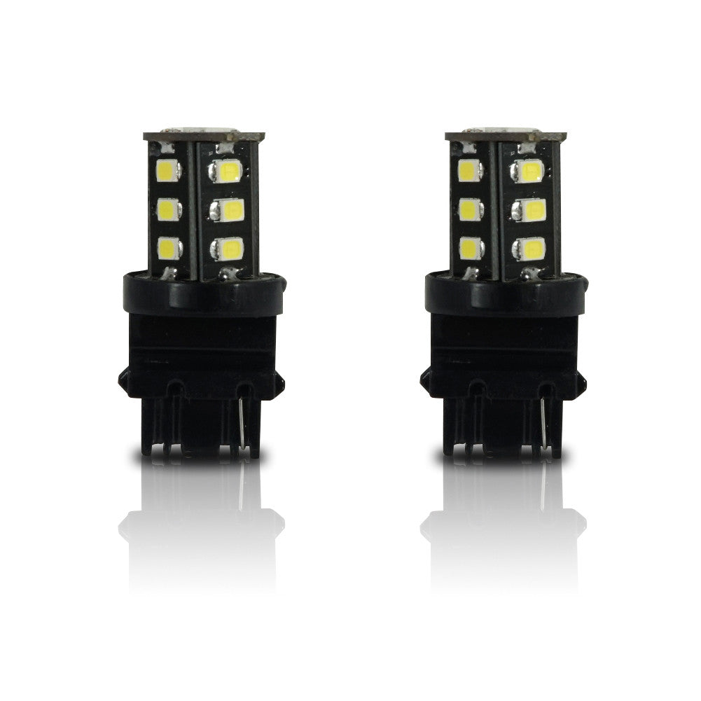 3056 3157 LED Bulb with Backup Reverse Light Flasher Flashing Pattern (2 Pack) Lighting