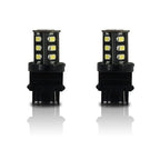 3056 3157 LED Bulb with Backup Reverse Light Flasher Flashing Pattern (2 Pack) - GENSSI Lighting