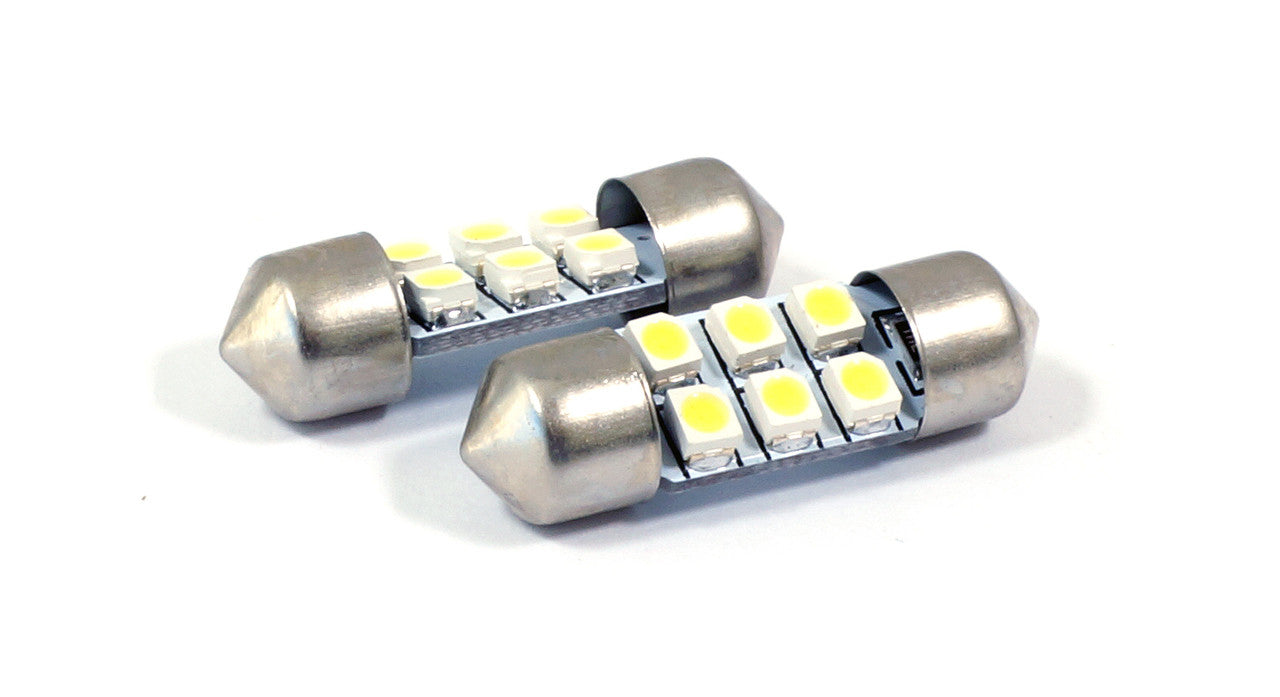 31mm DE3175 3022 3021 Festoon LED Dome Map Bulb (2 Pack) Lighting