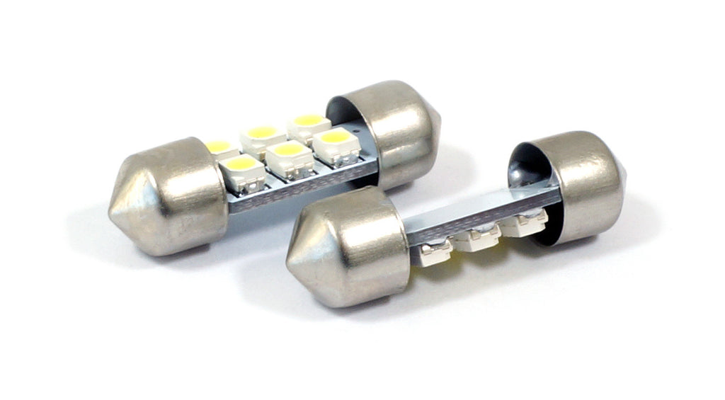 31mm DE3175 3022 3021 Festoon LED Dome Map Bulb (2 Pack) Lighting