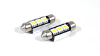 36mm 3423 3425 6411 6418 6423 6461 DE3425 CANBUS Festoon LED Bulbs (2 Pack) - GENSSI Lighting