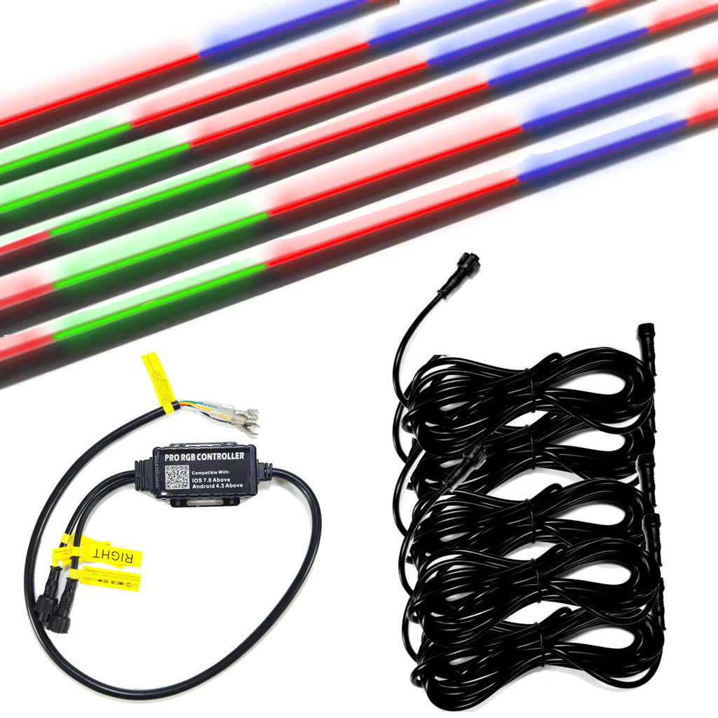 Interior Flow RGB LED Strip Kit for Jeep - GENSSI Interior Part