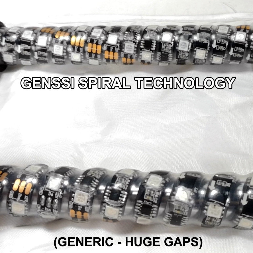 LED RGB Color Changing Whip Lights 3 Feet 4 Feet 5 Feet Lighting