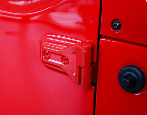 4 - Door and Engine Hood Hinge Cover Trim for Jeep Gladiator JT JL 2020 - 2021 Red - GENSSI Exterior Part