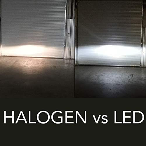 LED Upgrade Professional Lighting Kit fits Low Beam Headllights Compatible with Nissan Rogue 2017-2018 Lighting