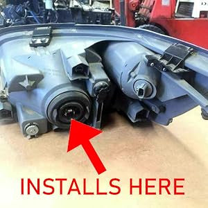 LED Headlight Bulb Conversion Kit Compatible with Hino 145 165 185 258 268 338 Lighting