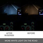 LED Low Beam Headlight Bulb Kit Compatible with Freightliner Columbia 120 1996 - 2017 - GENSSI Lighting