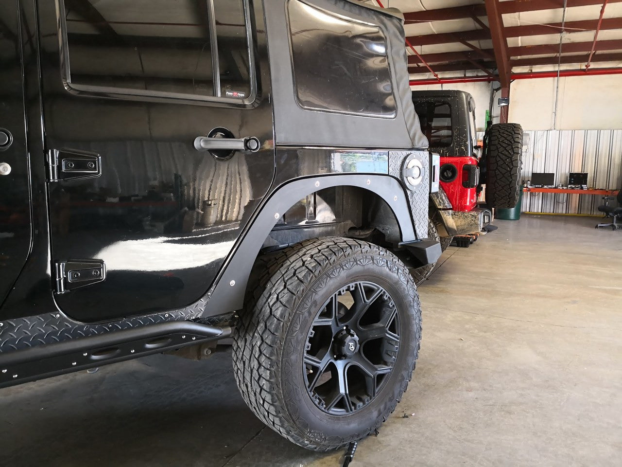 JF Steel Fender Delete Kit for Wrangler JK 2007-2018 Exterior Part