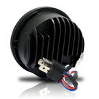 4.65 In LED Chrome Projector Headlight Harley Davidson Dyna Fat Bob FXDF 2008 - 2016 Black (2 Pack) - GENSSI Lighting