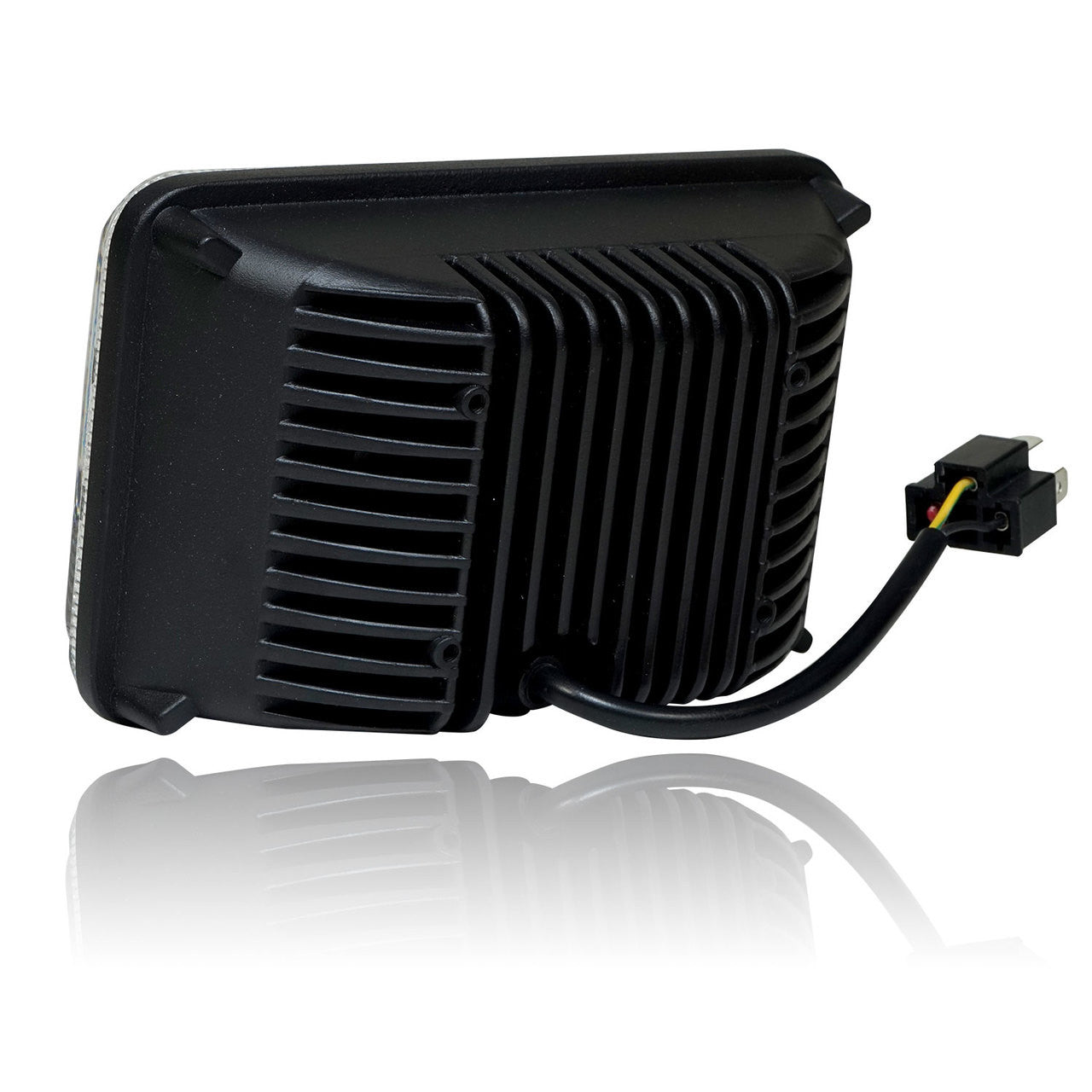 4x6 LED Array Headlights H4651 H4652 H4656 H4666 H6545 Chrome Set Lighting