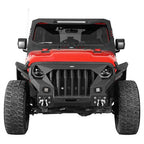 Front And Rear Tube Fender Flares with Removable LED Turn Signals for 2018 - 2024 Jeep Wrangler JL - GENSSI Exterior Part