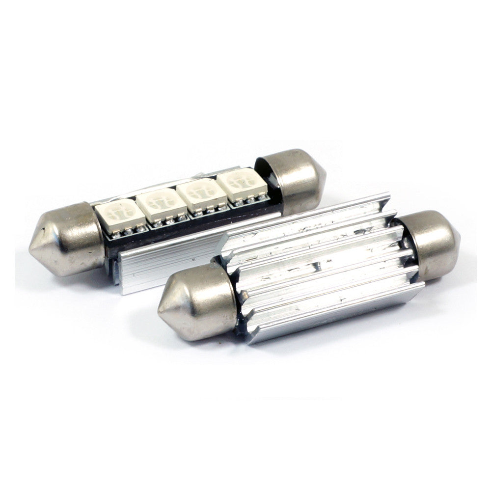 42mm 211-2 578 CANBUS 4-SMD Festoon LED Bulbs (2 Pack) Lighting