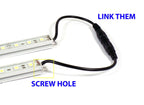 LED Tube Strip 50cm Aluminum Waterproof (2 Pack) - GENSSI Lighting