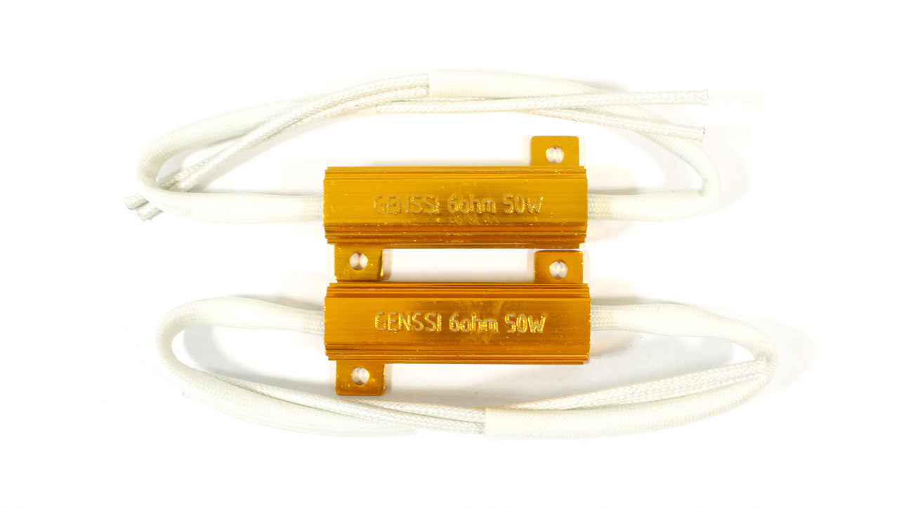 50W Load Resistor Packs for HID LED Wiring (2 Pack) Lighting