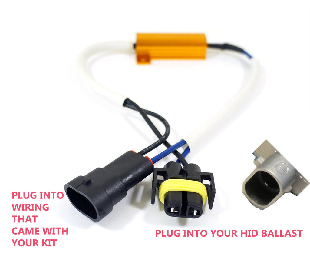 9006 50W Load Line Resistor Plug and Play (2 Pack) Electrical