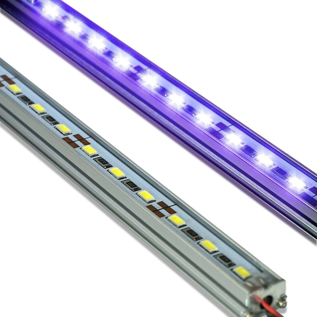 LED Tube Strip 50cm Aluminum Waterproof (2 Pack) Lighting